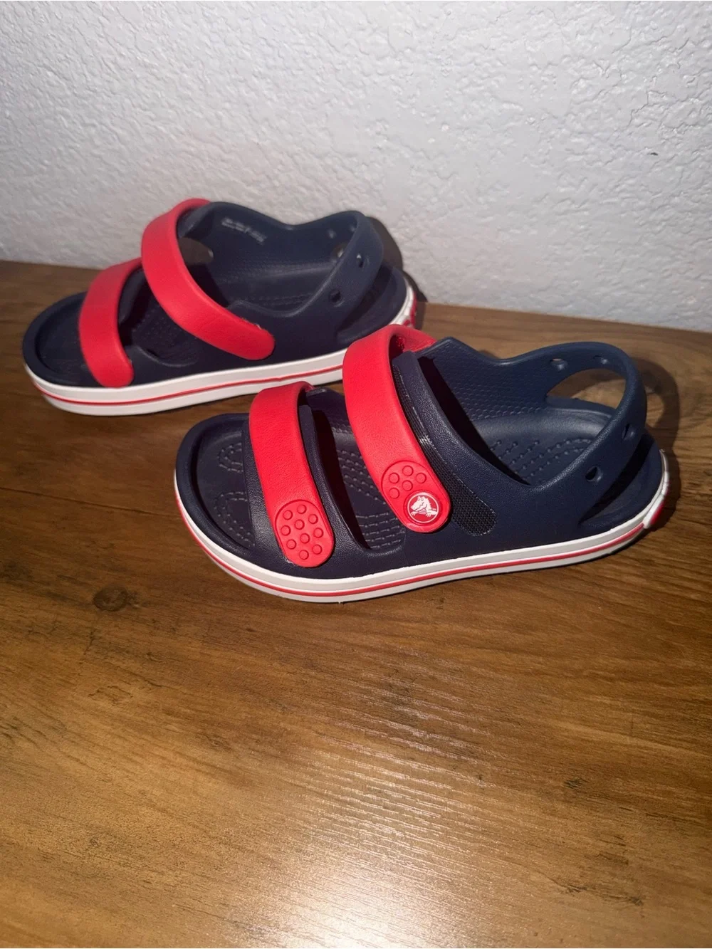 Crocs Kids Clogs & Sandals Lot, Adjustable Strap, Size 10 2 pairs EUC